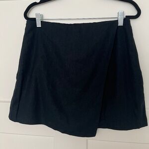 Abercrombie Black Linen Skort - Size Medium - NWOT